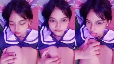 Acay Nabila Toket Gede Dipentin Rakus Sampai Basah