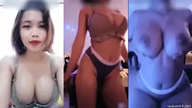 QueenBee Badan Rampingnya Tidak Sepadan Dengan Toket Kombinasi Ekstrem Lumer